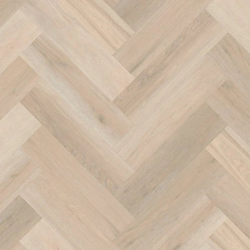 Karndean Rigid Core Van Gogh Parquet Luxury Vinyl Tile showing detailed wood grain pattern and textured surface.