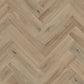 Karndean Rigid Core Van Gogh Parquet luxury vinyl tile (LVT) showing warm wood grain and intricate parquet pattern.