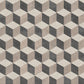 Karndean Designflooring Kaleidoscope Cubix LVT flooring with colorful geometric pattern in natural light