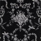 Brintons Classic Florals Nouveau Toile Empire Noir 9/50365
