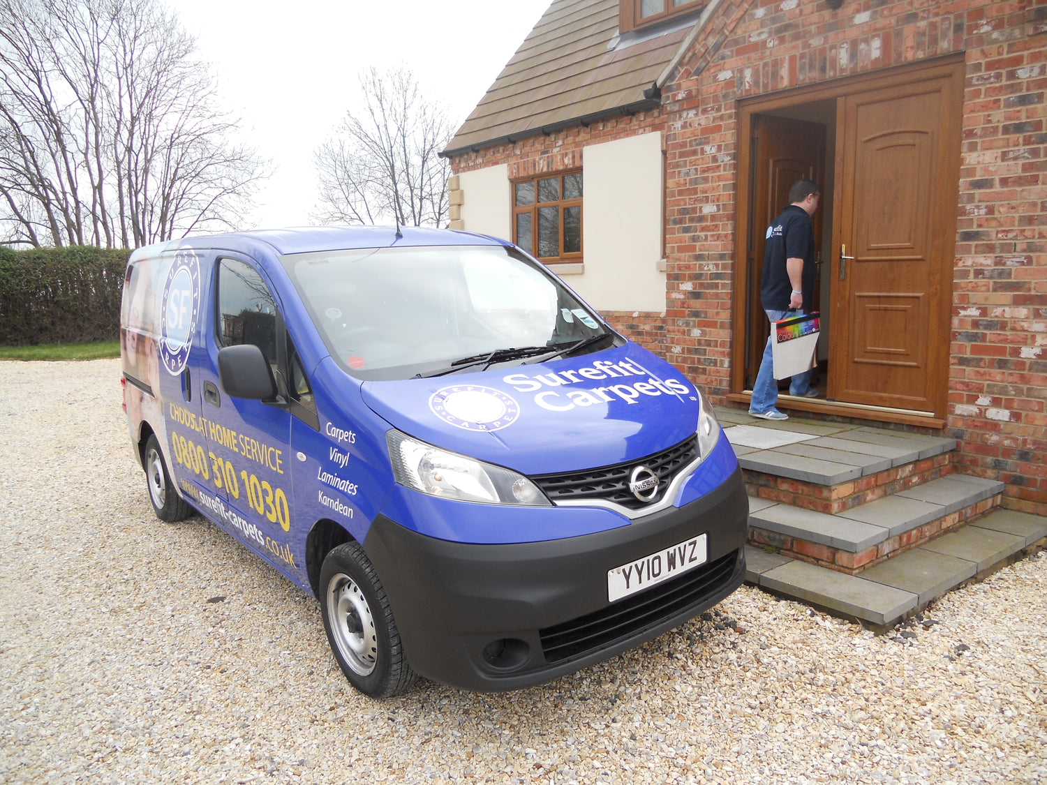 Choose at Home Carpet & Flooring Service Available!