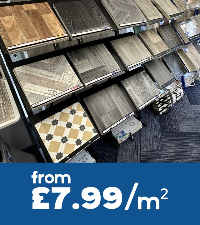 Vinyl from £7.99 per square metre!