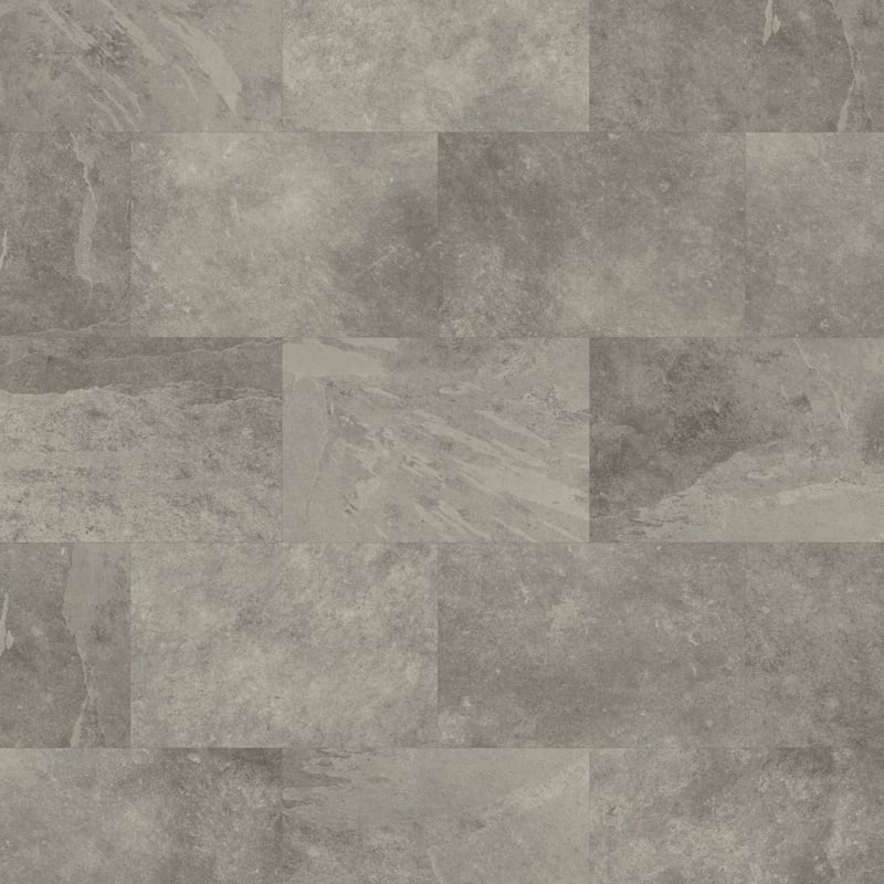 Karndean Knight Tile RIgid Core LVT Grey Riven Slate